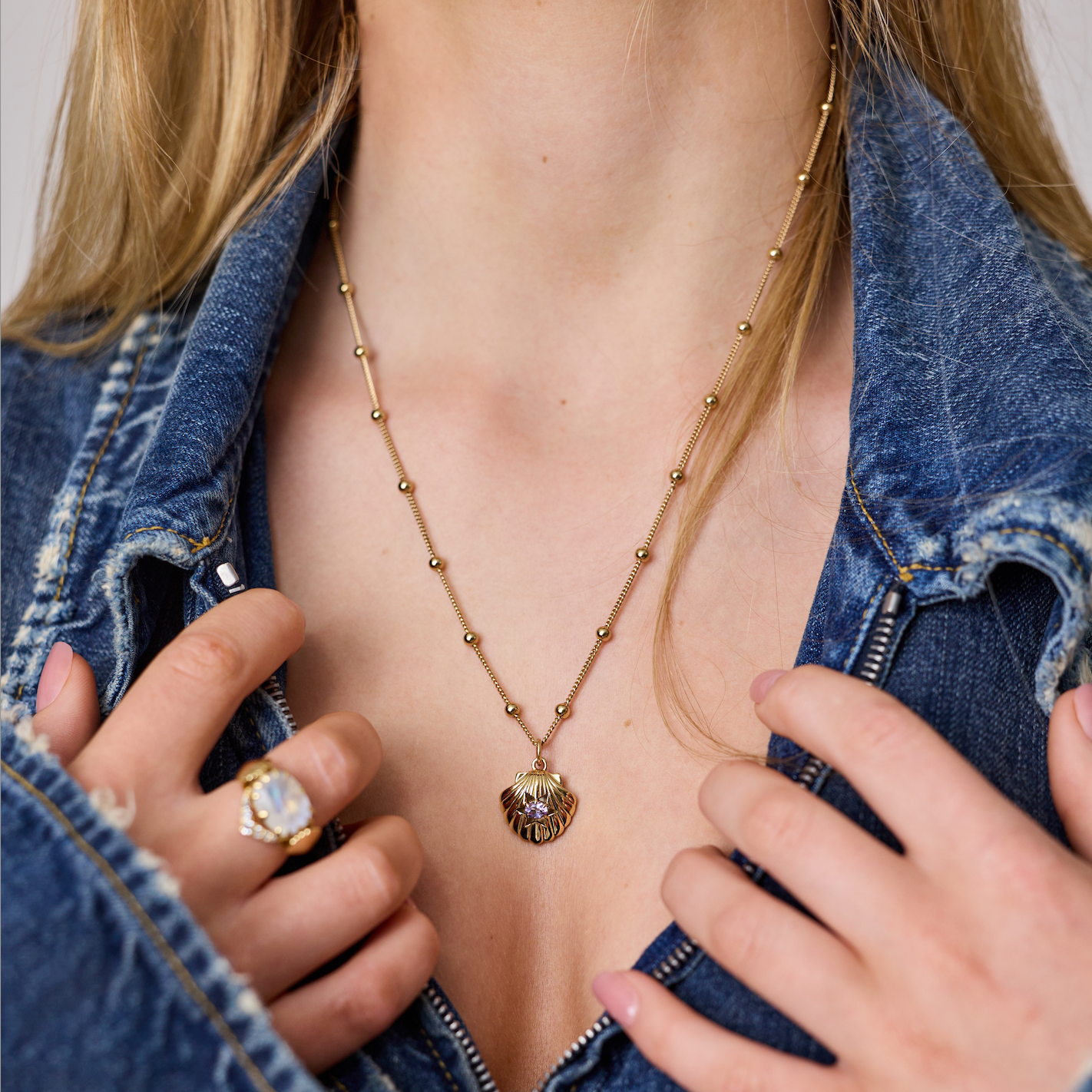 MIDNIGHT SWIM NECKLACE