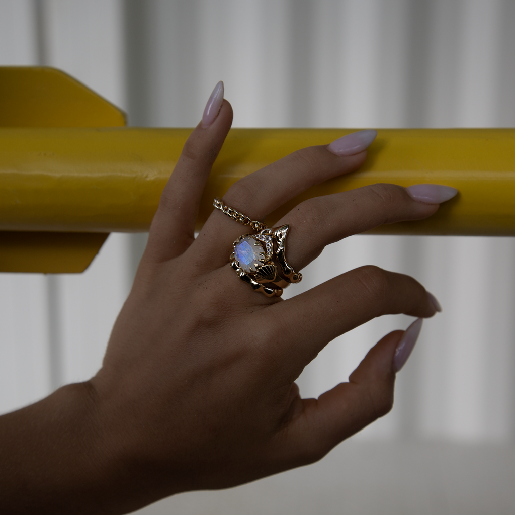 SNOW FALL RING