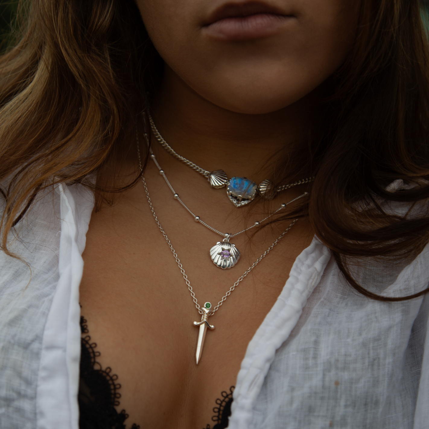 MIDNIGHT SWIM NECKLACE